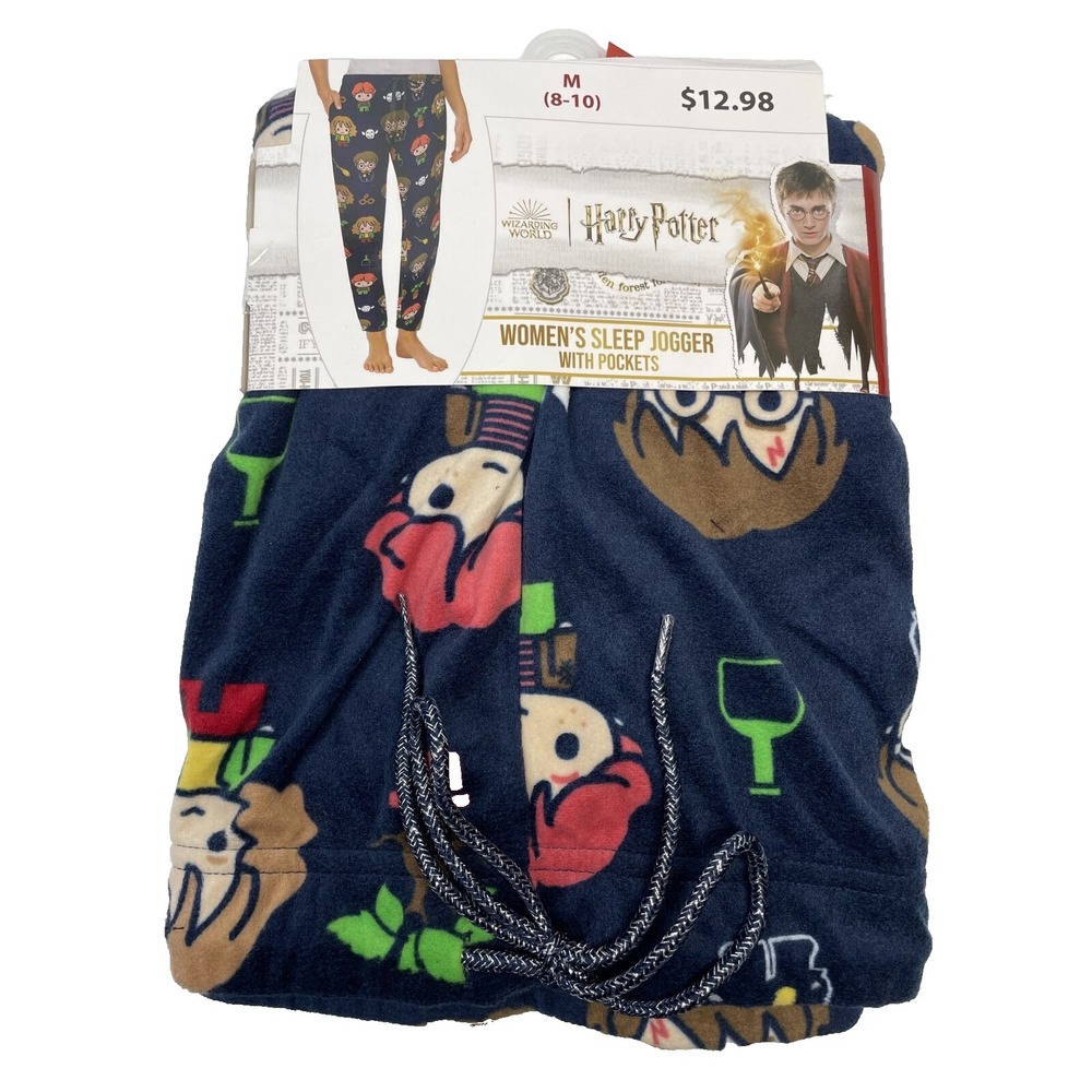 Womens Harry Potter Wizarding World Sleep Jogger With  Pockets Size M (8/10)